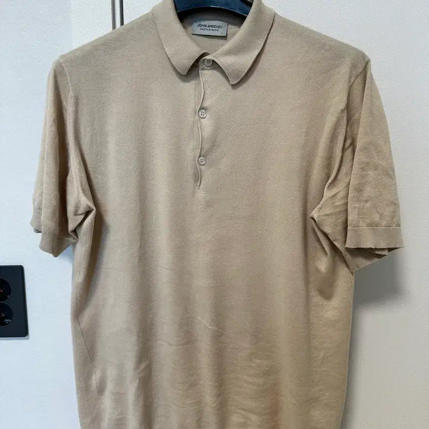 [BUNJANG] John Smedley Knit Polo Beige / JOHN SMEDLEY KNIT POLO_BEIGE