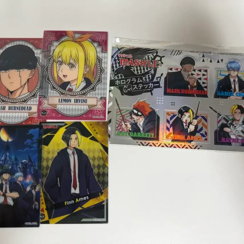 [BUNJANG] Mashle Clear Card & Sticker Bundle Set / 마슐 클리어카드,스티커 일괄