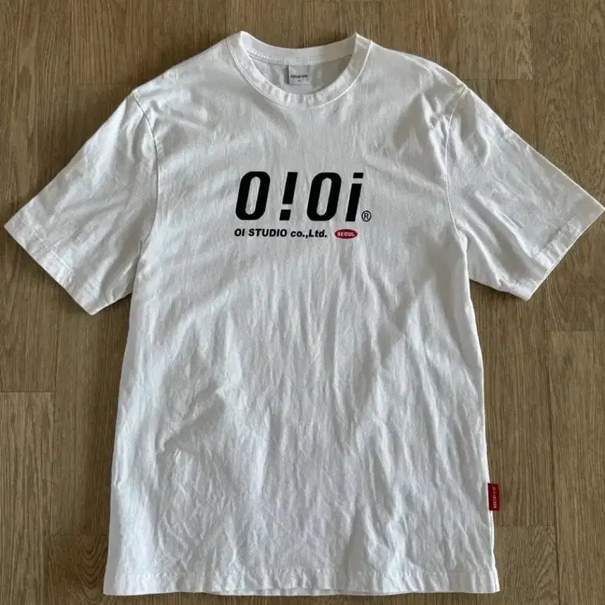 [BUNJANG] OIOI Logo T-Shirt White L / 오아이오아이 로고 티셔츠 화이트 L