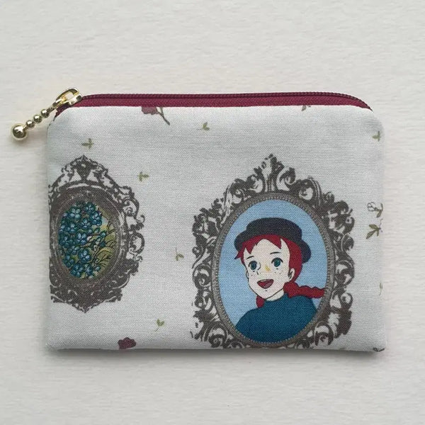 [BUNJANG] Handmade Anne of Green Gables Mini Pouch with Card Slot / 핸드메이드 빨간머리앤 파우치(미니/카드수납)