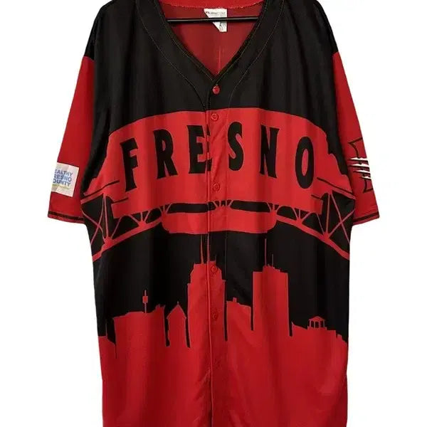 [BUNJANG] VTG Street Baseball Jersey XL / [XL] VTG 빈티지 스트릿 반팔 베이스볼저지