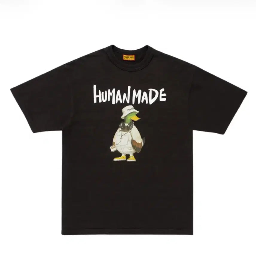 [BUNJANG] Human Made Duck Graphic Bucket Hat T-Shirt Black L / 휴먼메이드 버킷햇 덕 그래픽 티셔츠 블랙 L
