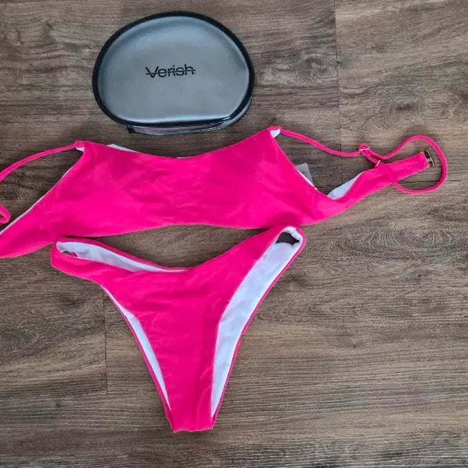 [BUNJANG] Verycici Bikini Swimsuit Set Pink / 베리시 비키니 수영복 세트 핑크