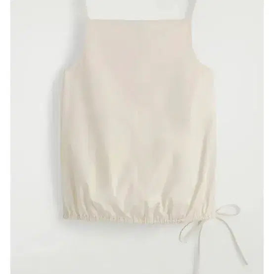 [BUNJANG] COS Tie Detail Cotton Top Size 32 / COS 타이 디테일 코튼 탑 32