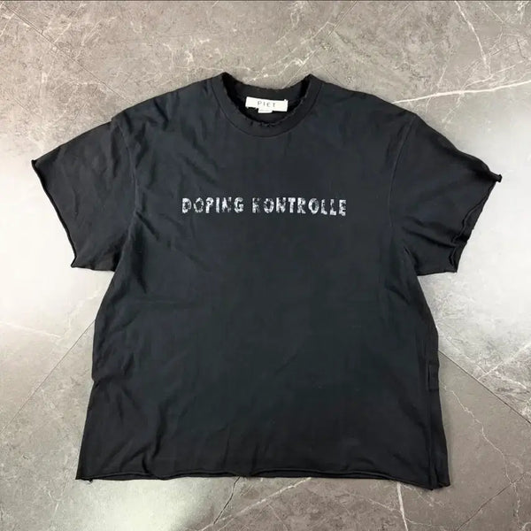 [BUNJANG] PIET Dopping Kontrolle Raw Edge T-Shirt / PIET Dopping Kontrolle Raw Edge T-Shirt