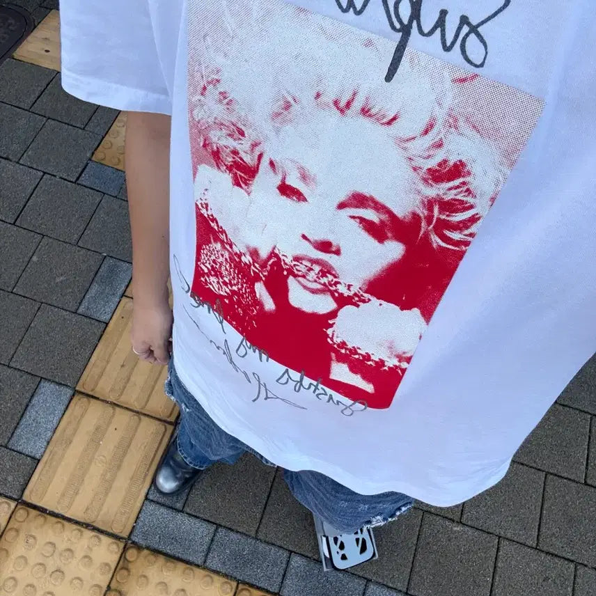 [BUNJANG] Supreme Marilyn Monroe T-Shirt Size L / 슈프림 마릴린먼로 18fw 티셔츠 L