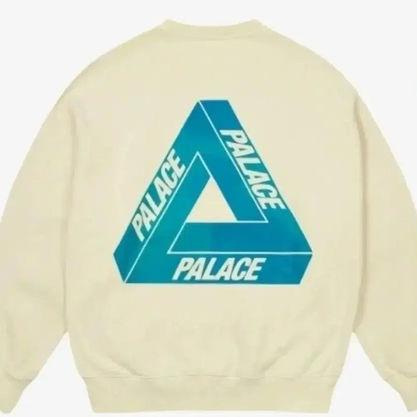 [BUNJANG] Palace Recto Tri-Ferg Crew White / 팔라스 리액토 트라이퍼그 크루 화이트