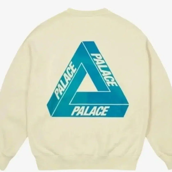 [BUNJANG] Palace Recto Tri-Ferg Crew White / 팔라스 리액토 트라이퍼그 크루 화이트