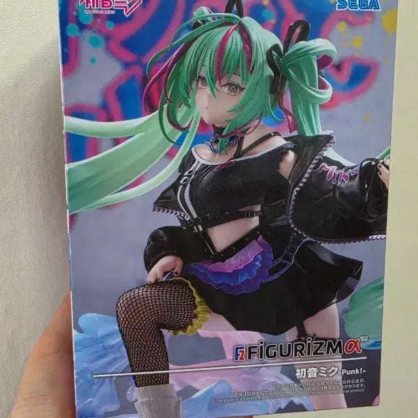 [BUNJANG] Sega Hatsune Miku Figuarts-Zero Punk Miku Figure (Sealed) / 미개봉 세가 하츠네 미쿠 FIGURIZMa 펑크 미쿠 피규어