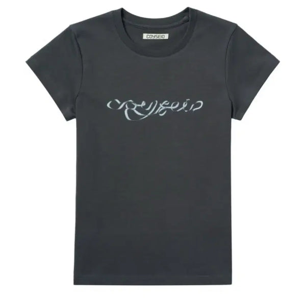 [BUNJANG] Koiseio Ribbon Strap T-Shirt / 코이세이오 리본 스트랩 티셔츠