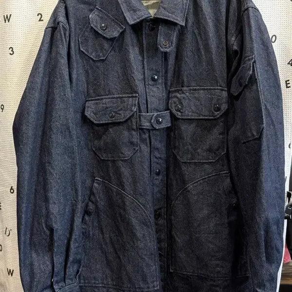 [BUNJANG] Engineered Garments Explorer Shirt Jacket Indigo XL / 엔가 익스플로러 셔츠 자켓 인디고 XL 엔지니어드가먼츠