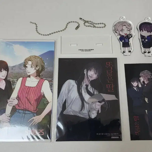 [BUNJANG] Tokdamneun Ttal Volume 5-6 Box Set with Special Bonus Goods Bundle Set / 똑닮은딸 5,6권 박스세트 특별부록 굿즈 일괄
