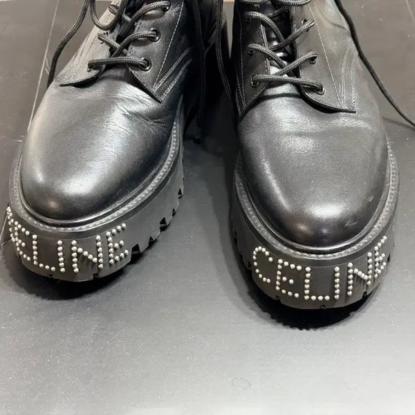 [BUNJANG] Celine Bulky Combat Studded Boots (Size 43) / 셀린느 / 벌키 컴벳 스터디드 부츠 / 43