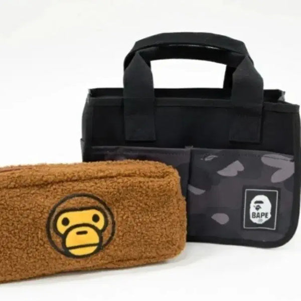 [BUNJANG] BAPE Camo Tote Bag & Milo Pouch Set / 베이프 카모 토트백 & 마일로 파우치