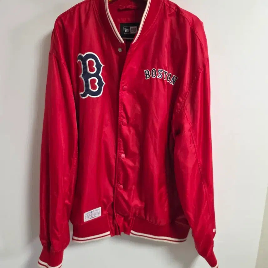 [BUNJANG] New Era MLB Boston Red Sox Stadium Varsity Jacket / [XXL/110] 뉴에라 MLB 보스턴 레드삭스 스타디움 바시티 자켓