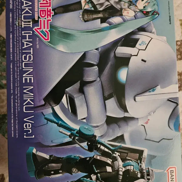 [BUNJANG] Hatsune Miku Collaboration Gundam RG Miku Zaku Plastic Model / 하츠네미쿠 콜라보 건담 프라모델 rg 미쿠자쿠