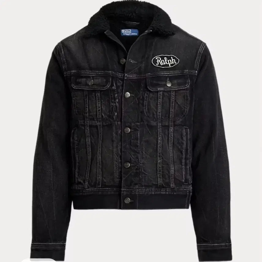 [BUNJANG] Polo Ralph Lauren Relaxed Fleece Line Trucker Jacket / [M] 폴로랄프로렌 릴렉스 플리스 라인 트러커 자켓 새상품