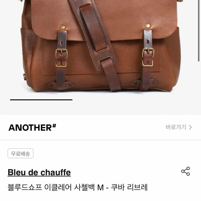 [BUNJANG] Bleu de Chasse Eclaire M Size Satchel Bag / 블루드쇼페 이클레어 M 사이즈 사첼백 (상태최상)