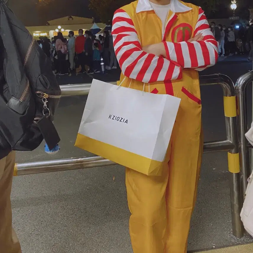 [BUNJANG] McDonald's Clown Costume / 맥도날드 코스튬 삐에로 옷