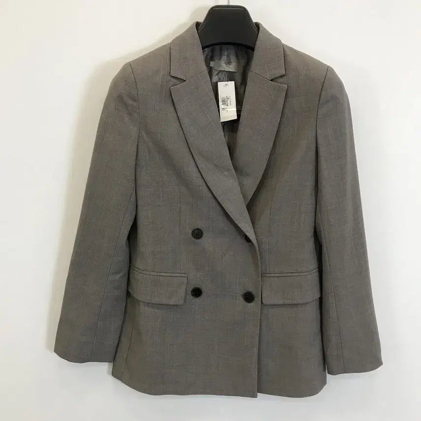 [BUNJANG] LEEGARDEN Double-Button Jacket (Melange Grey, Size S) / 리가든 LEEGARDEN 더블버튼 자켓 새상품 [S]
