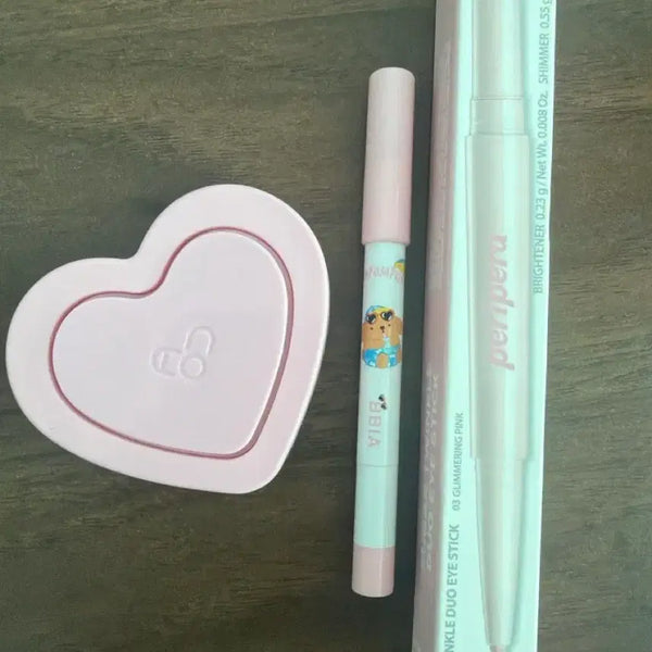 [BUNJANG] Peripera, Bbia, AOU Blush & Eyeliner Bundle Set / 페리페라, 삐아 블러셔 아이라이너 애교살 화장품 3개 일괄