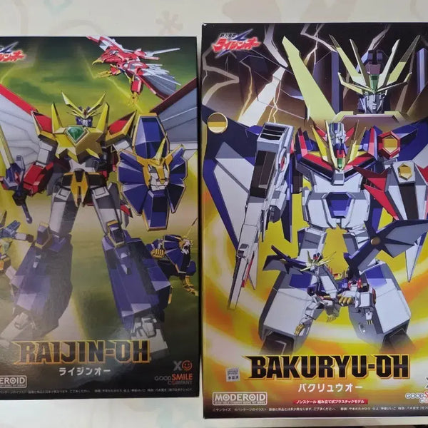 [BUNJANG] Good Smile Company Moderoid Ryujin & Bakuryu-Oh Assembly Complete Set / 굿스마일 모데로이드 절대무적 라이징오 바쿠류오 조립 완성 세트