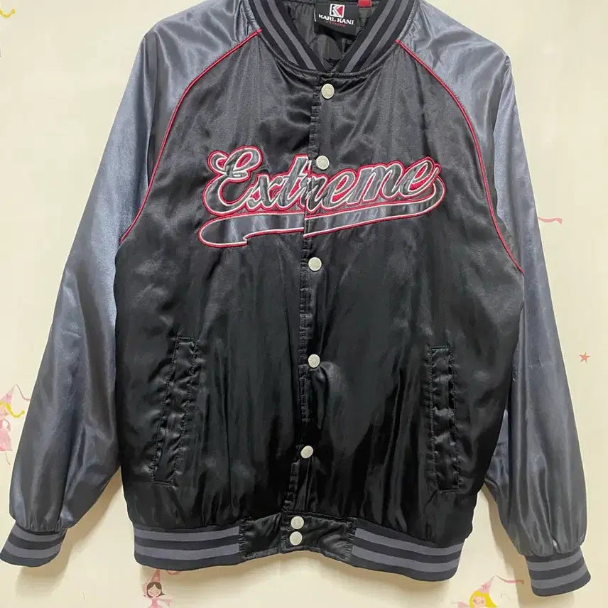 [BUNJANG] 90s Kalkani Logo Bomber Jacket / 90s 칼카니 로고 봄버