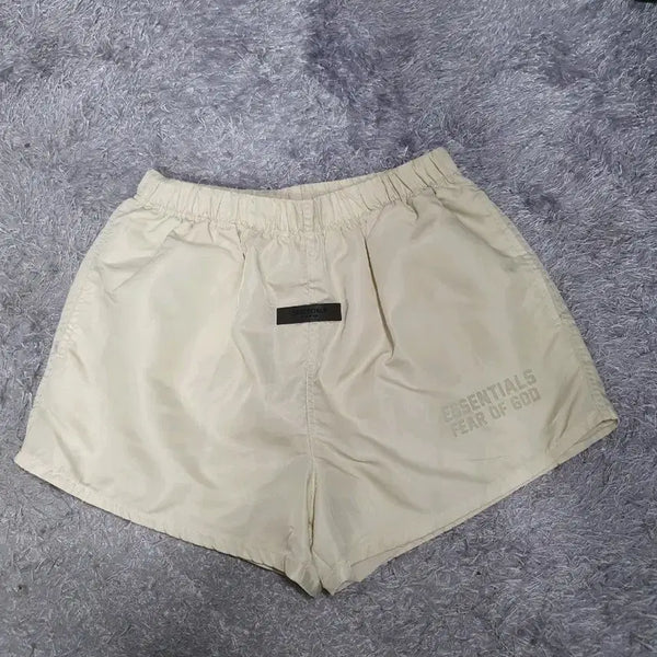 [BUNJANG] Fear of God Essentials Nylon Running Shorts Beige / 피어오브갓 에센셜 반바지 나일론 러닝 쇼츠 베이지 s
