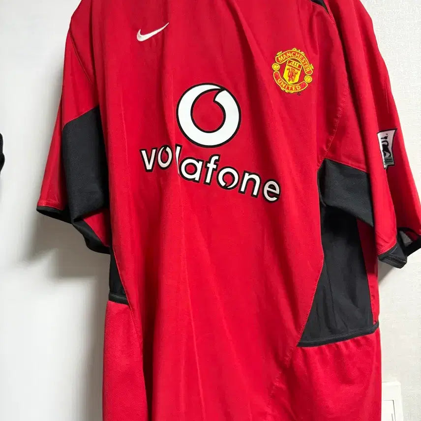 [BUNJANG] Manchester United 2002-2004 Vodafone Jersey (Size L) / 0204 맨유 보다폰 L