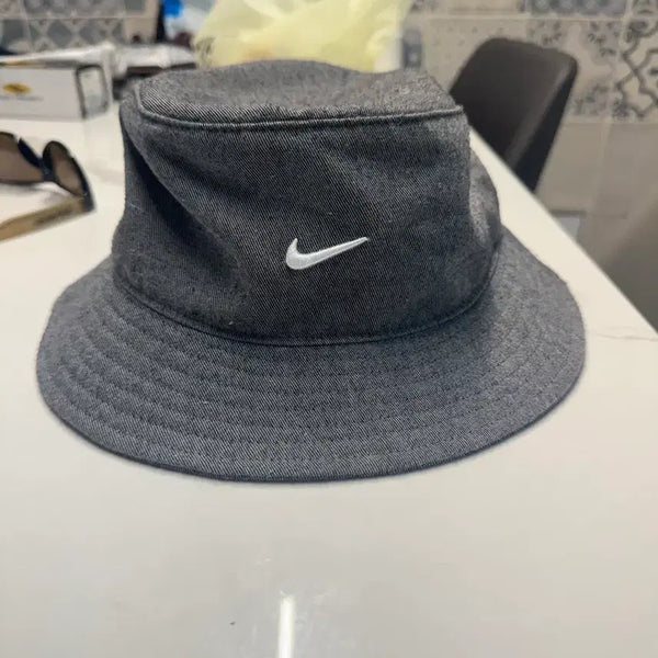 [BUNJANG] Nike Grey Denim Bucket Hat M/L / 나이키 버킷햇 그레이 m/l