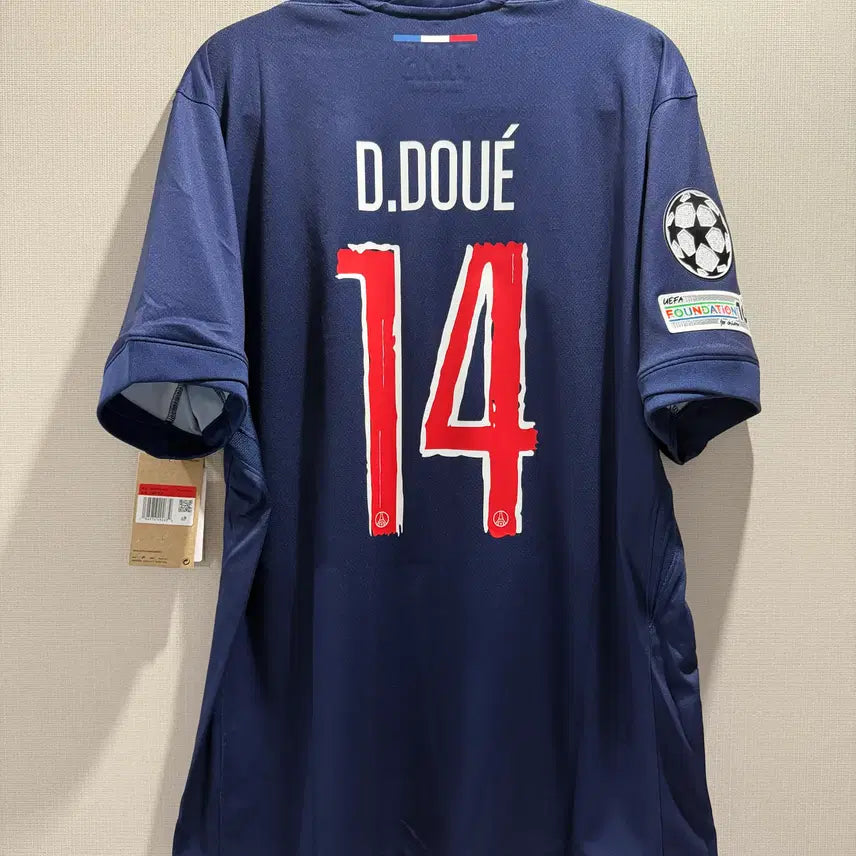 [BUNJANG] Paris Saint-Germain (PSG) 24/25 Home Due Uniform - Size L / 24-25 파리생제르망(PSG) 홈 두에 유니폼  M 택채새제품
