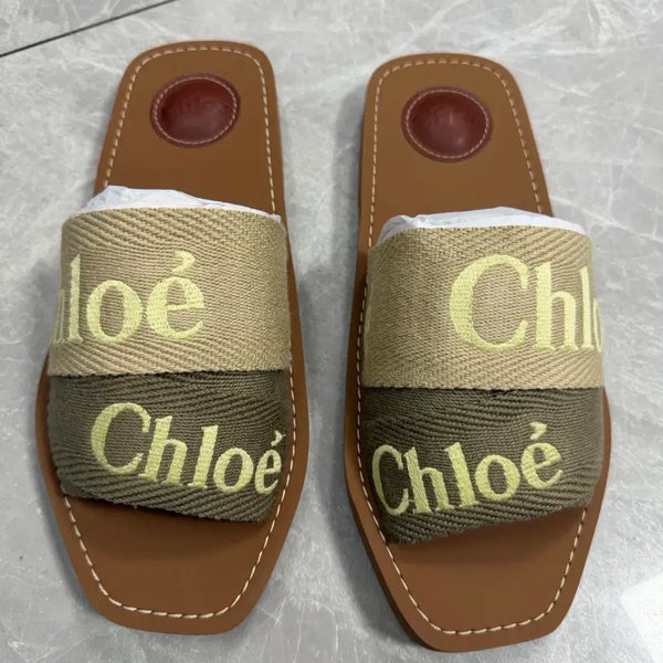 [BUNJANG] Chloé Woody Flat Mule Women's Slippers / 끌로에 우디 플랫 뮬 여성 슬리퍼