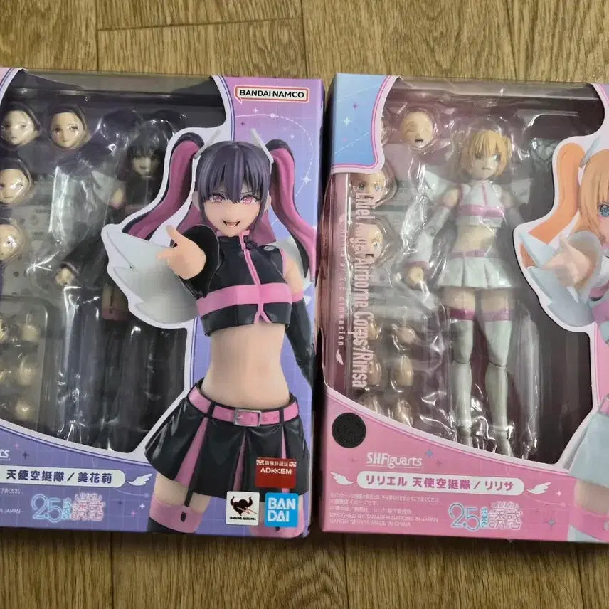 [BUNJANG] SHFiguarts Mikari & Ririsa Figure Set (Opened) / SHF 2.5차원의 유혹 미카리 & 리리사 피규어 세트 개봉품입니다.