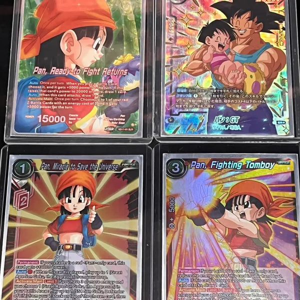 [BUNJANG] Dragon Ball 'Pang' Ultra Rare Card 4-Set Bundle / 드래곤볼 일본/북미판 정품 '팡' 초레어카드 4종세트 일괄 판매^^