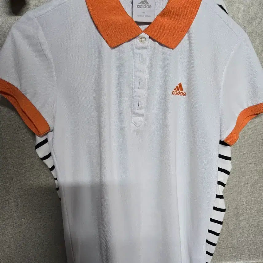 [BUNJANG] Adidas Women's Short Sleeve Polo Shirt White / 아디다스 반팔 카라티 화이트