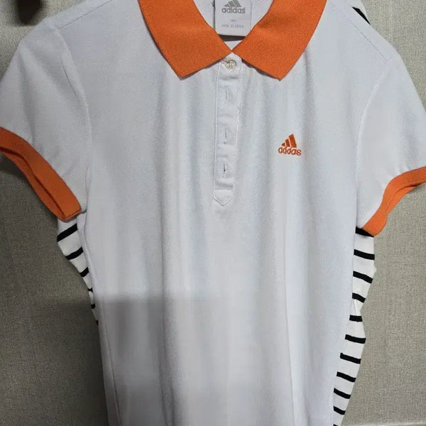 [BUNJANG] Adidas Women's Short Sleeve Polo Shirt White / 아디다스 반팔 카라티 화이트