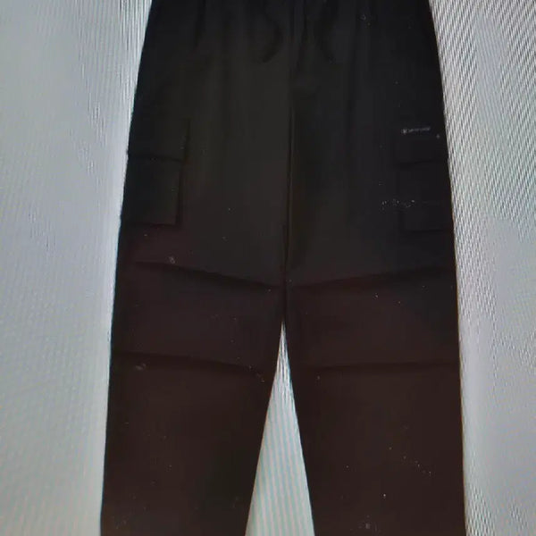 [BUNJANG] Snow Peak Root String Wide Pants Black / 스노우피크 루트 스트링 와이드팬츠