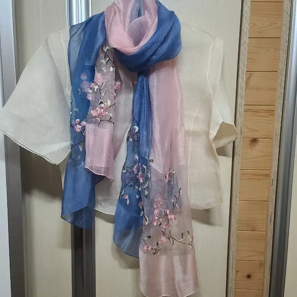 [BUNJANG] Wool Large Scarf Shawl / 양모 :한복 계량복 전용 대형 스카프 숄 가능:상태는최상입니다
