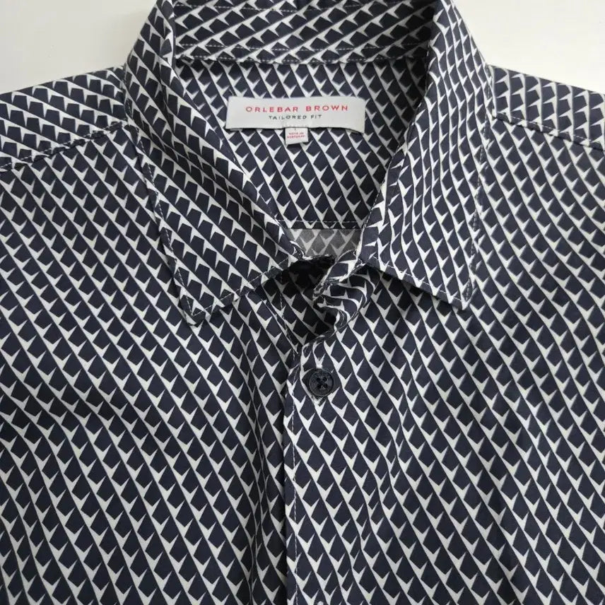 [BUNJANG] Orlebar Brown Patterned Shirt - Size M / 올레바 브라운 패턴 셔츠 M Orlebar Brown 새상품급