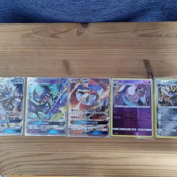 [BUNJANG] Solgaleo GX, Lunala GX, Ho-Oh GX Bundle Set / 솔가레오gx, 루나아라gx, 칠색조 gx 일괄판매