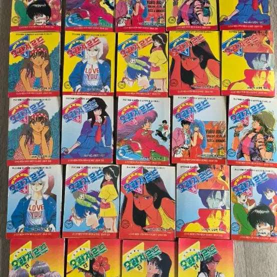 [BUNJANG] Orange Road Complete Manga Set (Volumes 1-24) / 오렌지 로드 포켓북