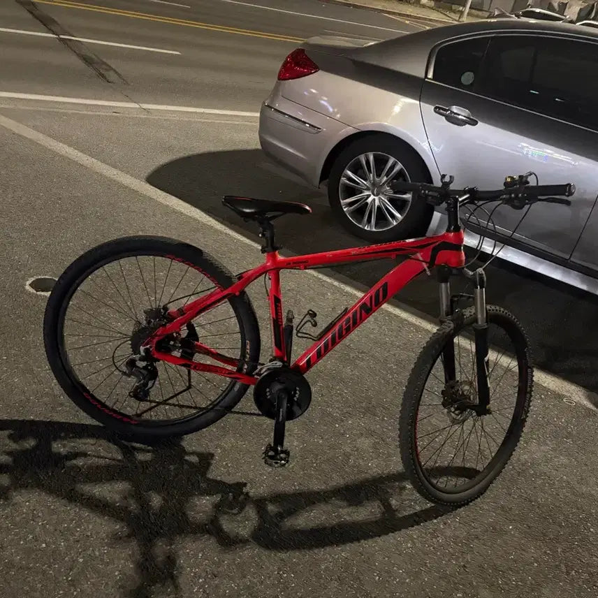 [BUNJANG] Luigino Red MTB Bicycle / 루이지노 레드 MTB 자전거