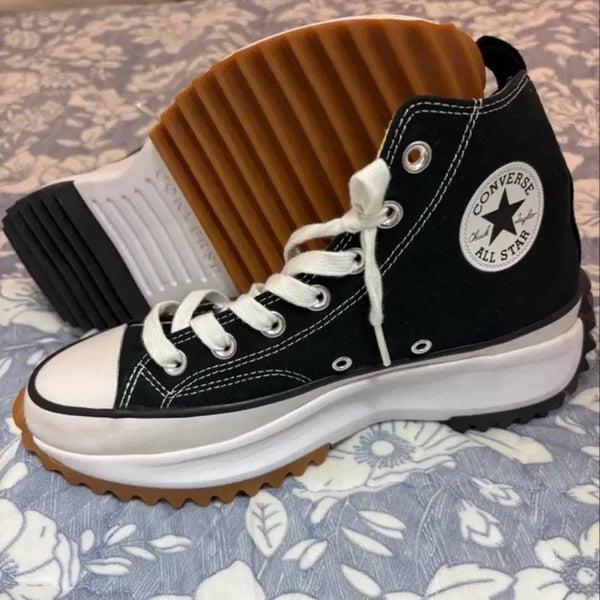 [BUNJANG] Converse Run Star Hike Black Sneakers (255mm) / 컨버스 런스타 하이크 블랙 255