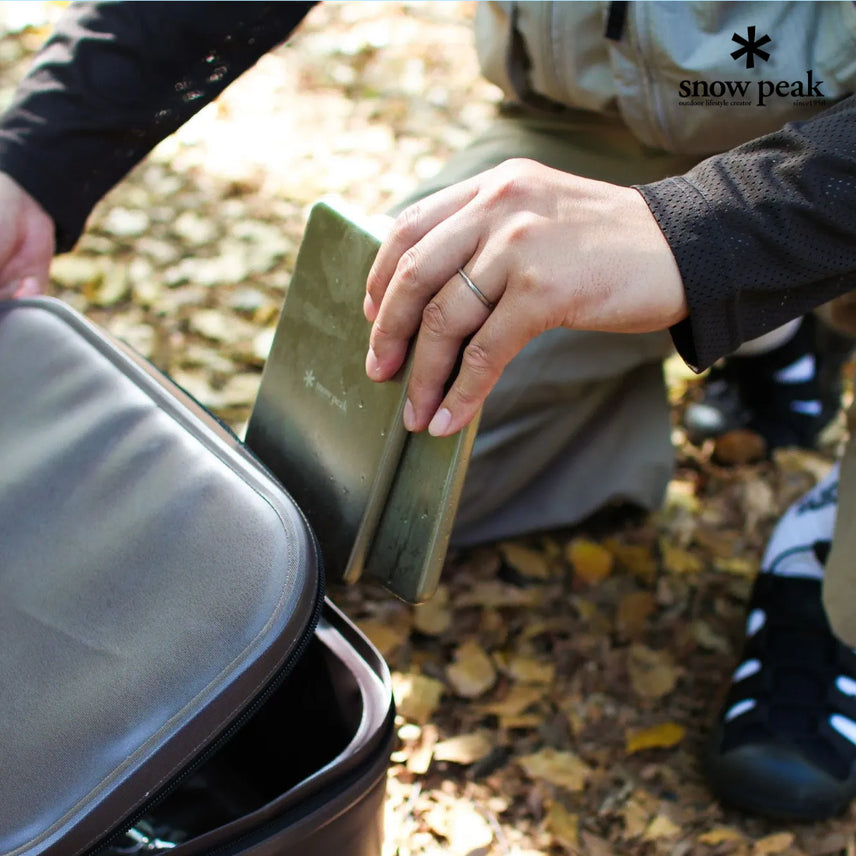 [BUNJANG] Snow Peak Stainless Steel Cooling Pack Ice Pack Set of 4 / 스노우피크 스테인리스 쿨링팩 아이스팩 4개 세트