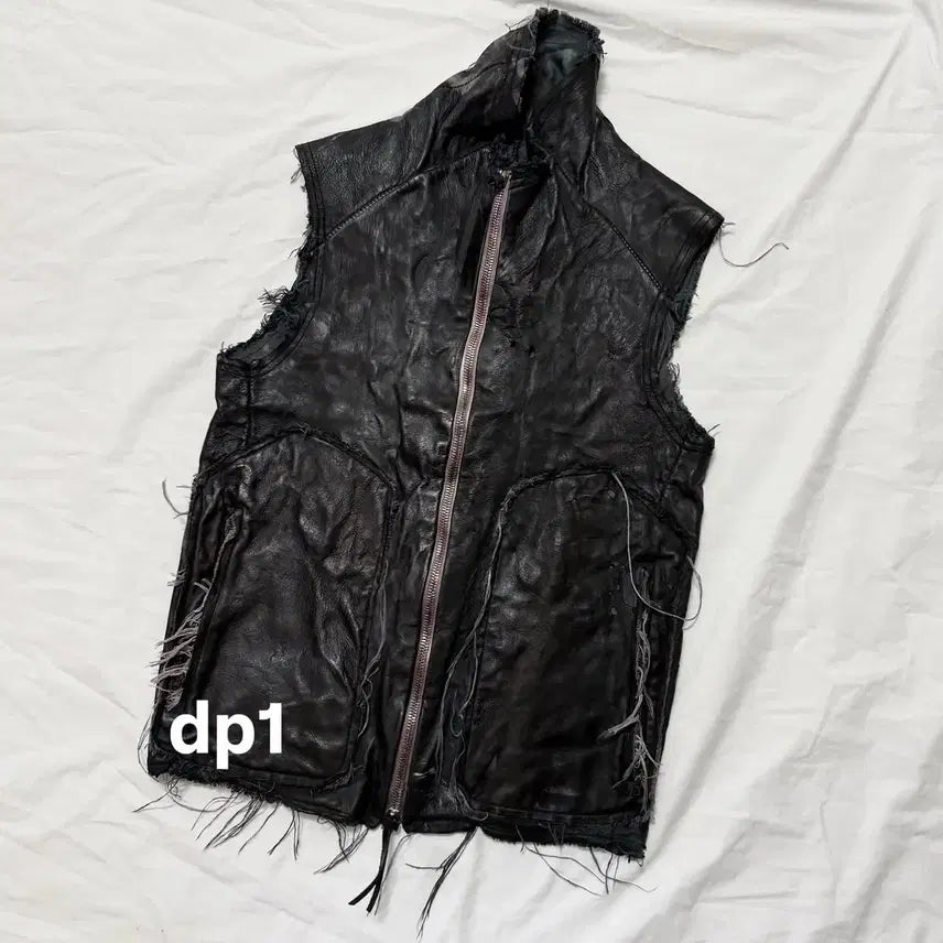 [BUNJANG] Zam Barrett 23FW Moonstar Leather Arc Vest / 잠바렛 - 23FW 문스타 레더 아크 베스트