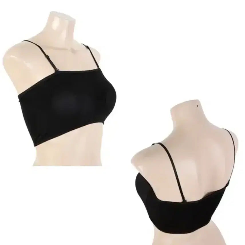[BUNJANG] Black Plain Sleeveless Top / 새상품 한번 피팅 블랙 무지 나시