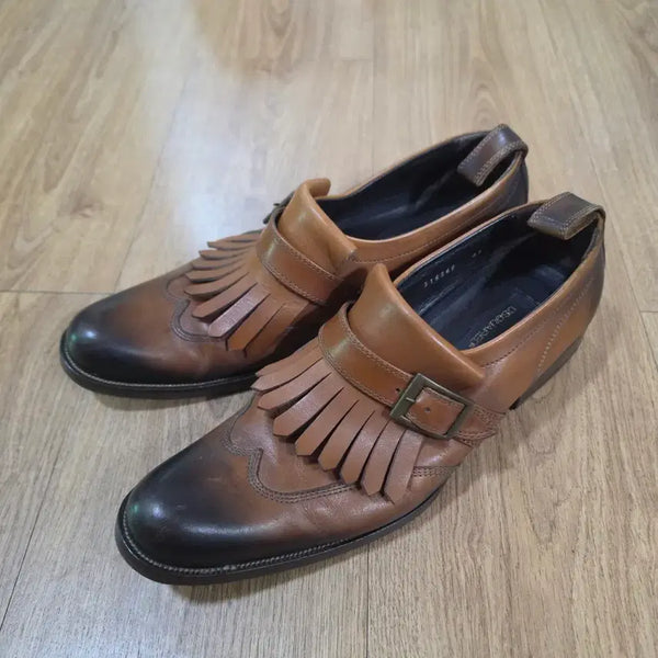 [BUNJANG] Dsquared2 Wingtip Tassel Loafers Brown / 디스퀘어드2 윙팁 로퍼 브라운