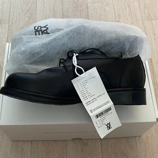 [BUNJANG] Yase Wooden Cowhide Derby Shoes - Men's, Size 260, New / 260) 야세 우든 카우하이드 더비 새상품 남자 구두