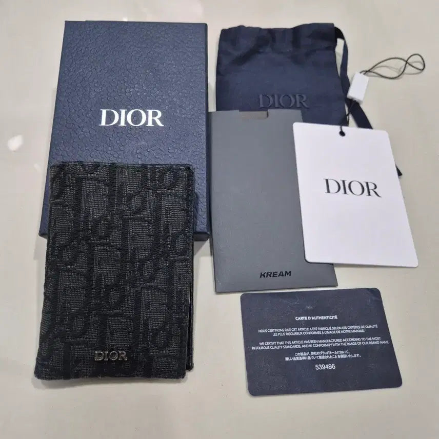[BUNJANG] Dior Oblique Jacquard Card Holder Organizer / 디올 오블리크 카드지갑
