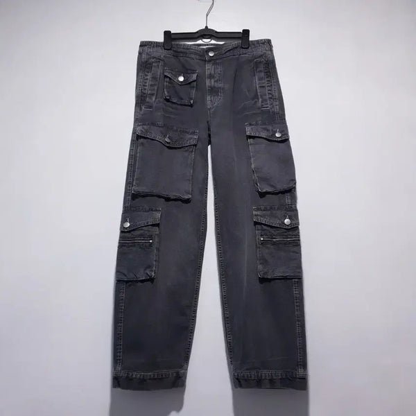 [BUNJANG] ZARA Utility Cargo Pants Dark Grey / ZARA 자라 유틸리티 카고 팬츠 다크 그레이 희귀 L (33인치)